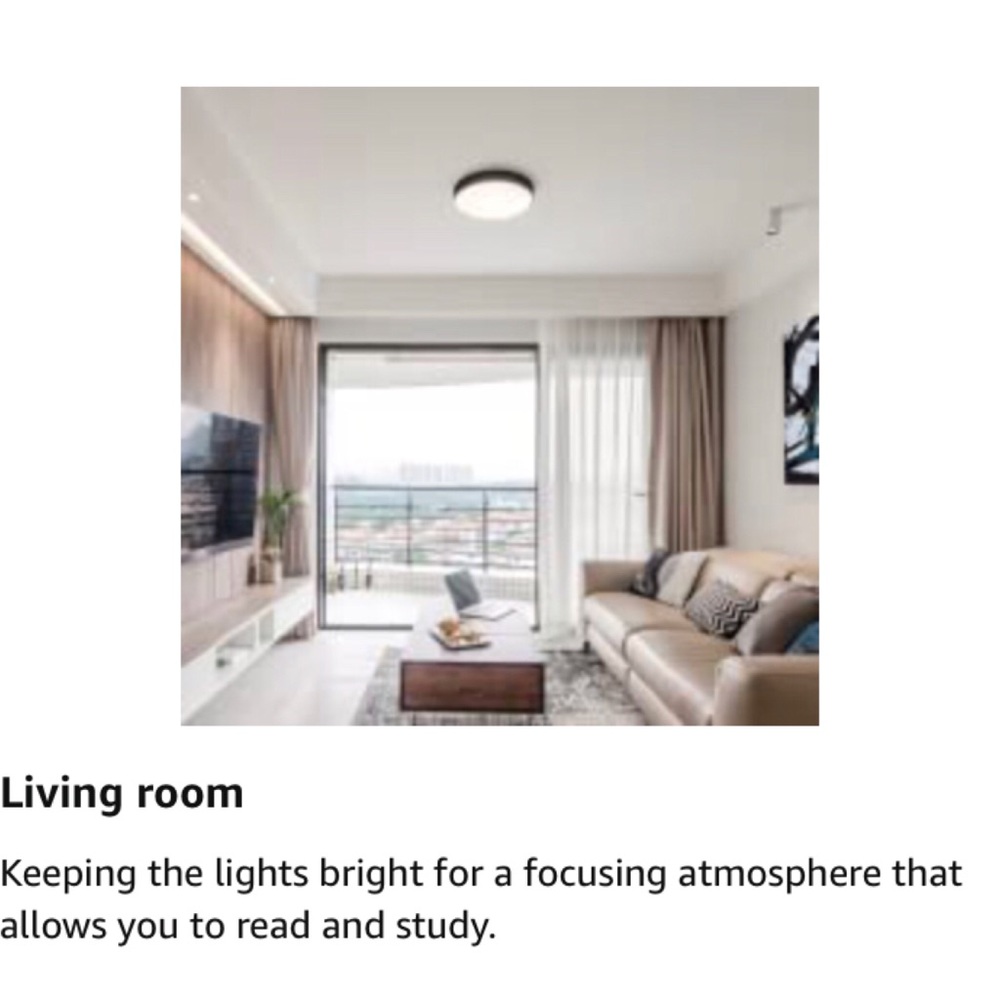 LED Ceiling Light Brushed Nickel Frosted Glass Shade Light Fixture for Bedroom - Picture 9 of 10